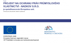 Projekt na ochranu práv průmyslového vlastnictví - NADKOV S.R.O